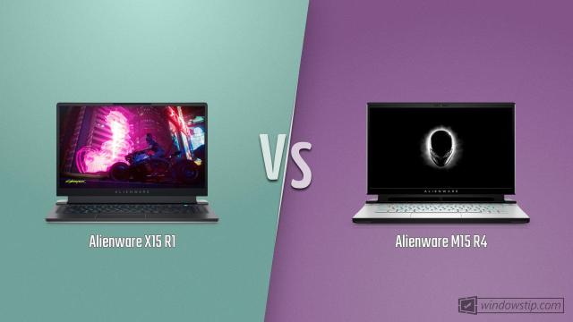 Alienware X15 R1 vs. Alienware M15 R4