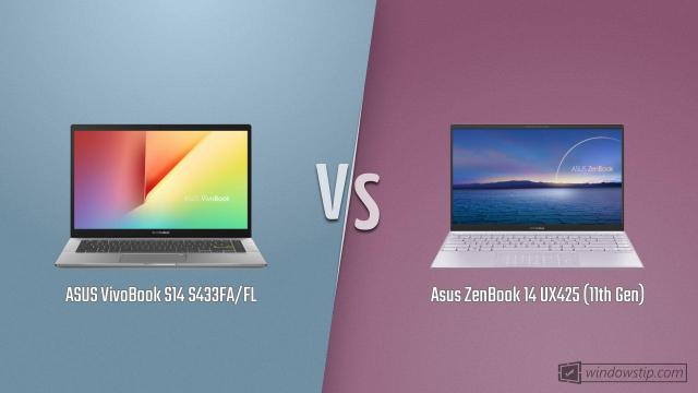 Prick Foreigner Monarch ASUS VivoBook S14 S433FA/FL vs. Asus ZenBook 14 UX425 (11th Gen) |  WindowsTip