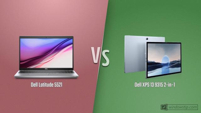 Dell Latitude 5521 vs. Dell XPS 13 9315 2-in-1