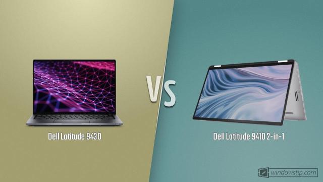Dell Latitude 9430 vs. Dell Latitude 9410 2-in-1