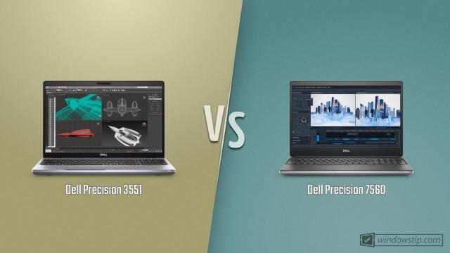 Dell Precision 3551 vs. Dell Precision 7560
