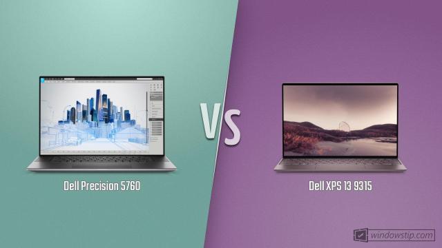 Dell Precision 5760 vs. Dell XPS 13 9315