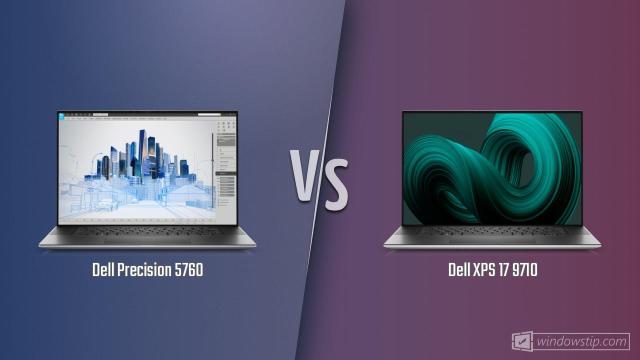 Dell Precision 5760 vs. Dell XPS 17 9710
