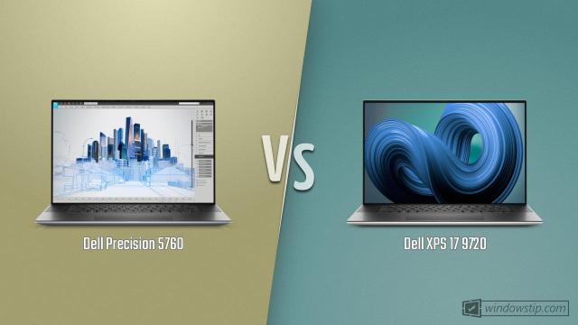 Dell Precision 5760 vs. Dell XPS 17 9720