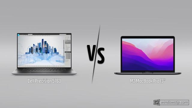 Dell Precision 5760 vs. M2 MacBook Pro 13”