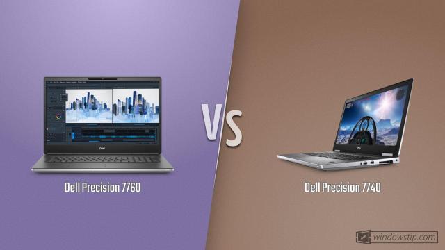 Dell Precision 7760 vs. Dell Precision 7740