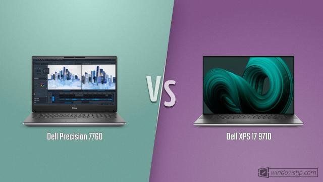 Dell Precision 7760 vs. Dell XPS 17 9710