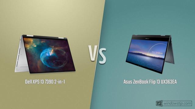 Dell XPS 13 7390 2-in-1 vs. Asus ZenBook Flip 13 UX363EA