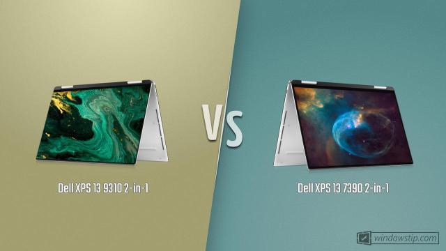 Dell XPS 13 9310 2-in-1 vs. Dell XPS 13 7390 2-in-1