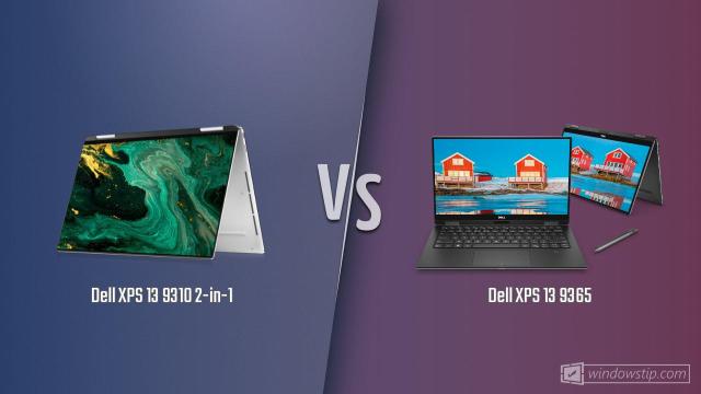Dell XPS 13 9310 2-in-1 vs. Dell XPS 13 9365