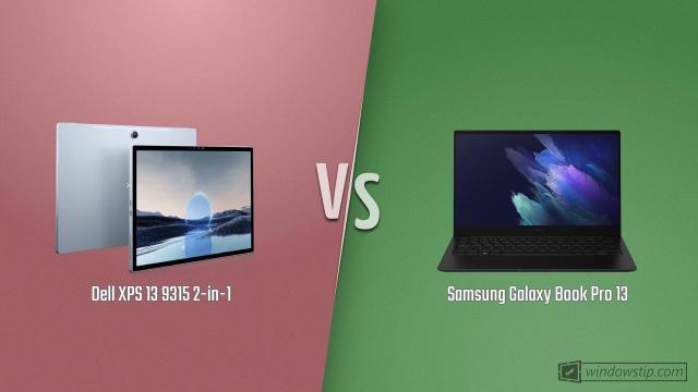 Dell XPS 13 9315 2-in-1 vs. Samsung Galaxy Book Pro 13