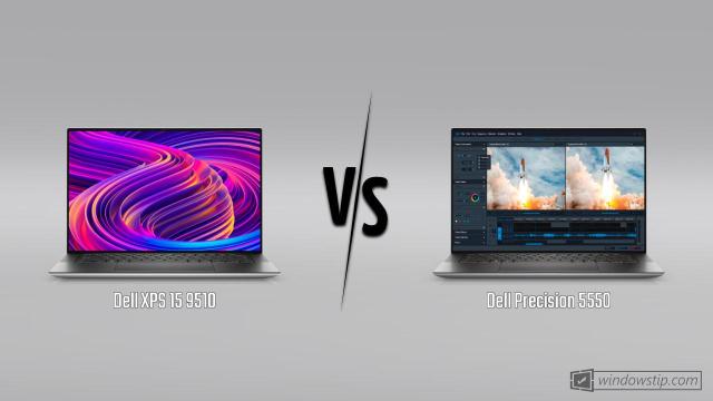 Dell XPS 15 9510 vs. Dell Precision 5550