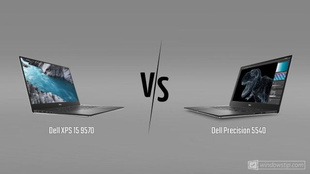 Dell XPS 15 9570 vs. Dell Precision 5540