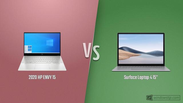 Hp Envy 15 15 Ep Vs Surface Laptop 4 15 Windowstip
