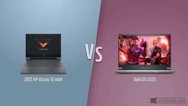 2022 HP Victus 15 Intel vs. Dell G15 5525