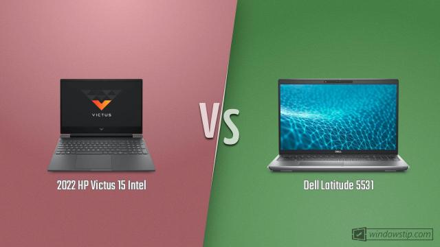 2022 HP Victus 15 Intel vs. Dell Latitude 5531