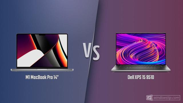 M1 MacBook Pro 14” vs. Dell XPS 15 9510