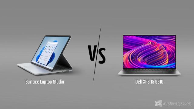 Surface Laptop Studio vs. Dell XPS 15 9510