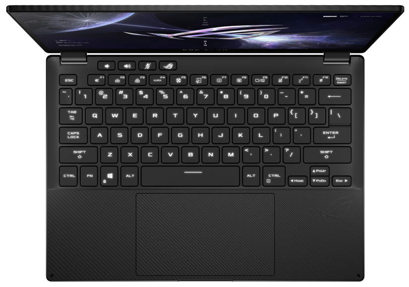 2023 ROG Flow X13 keyboard and touchpad