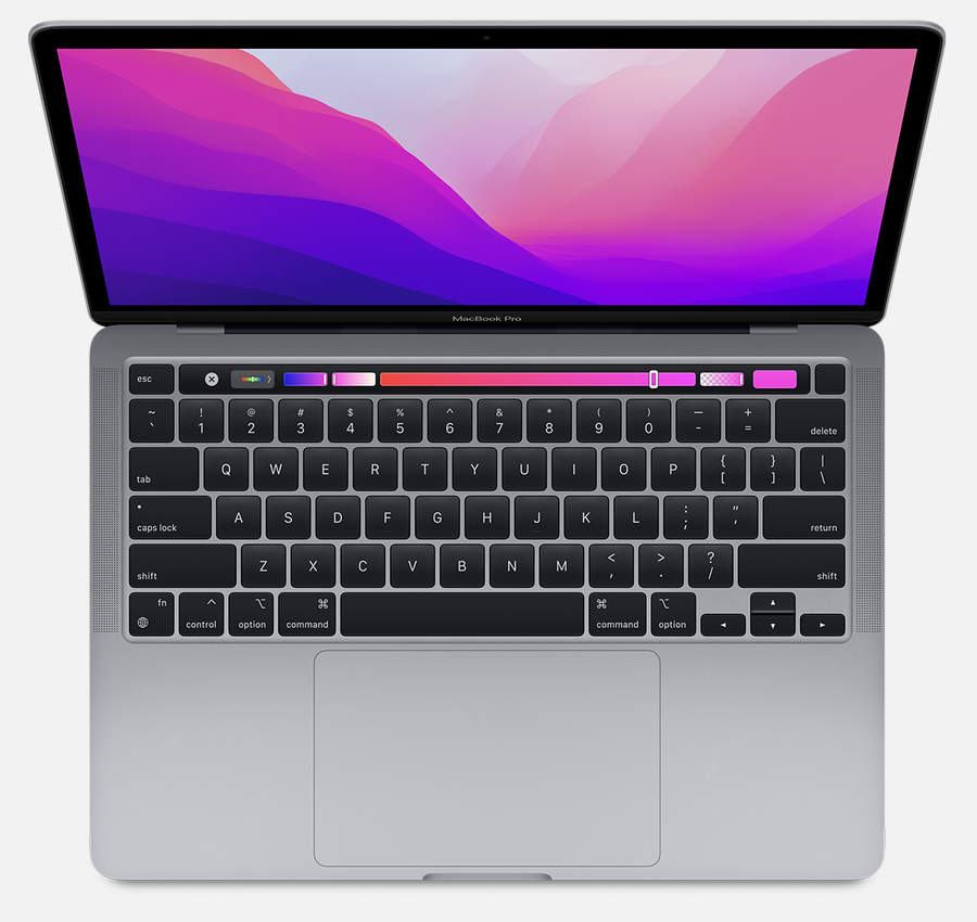M2 MacBook Pro 13” Keyboard and Touchpad