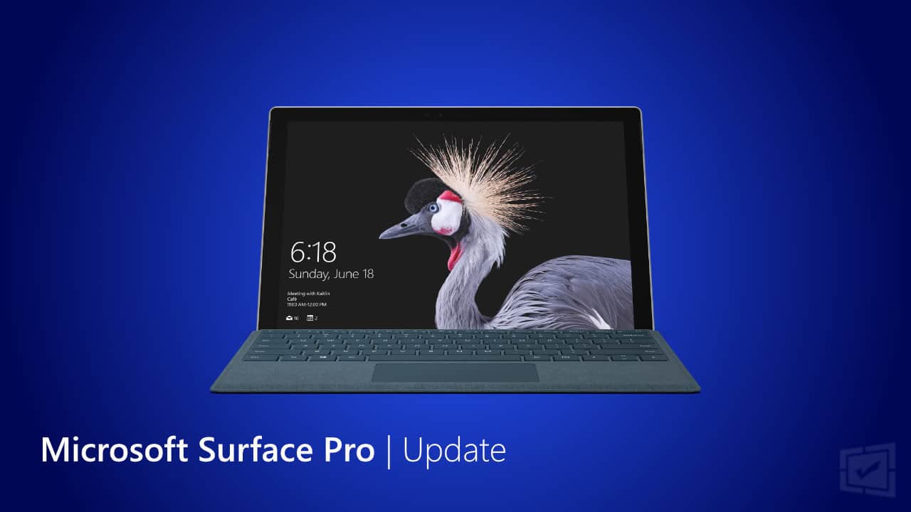 The new Surface Pro gets a new firmware update to improve pen and touch performance [August 8, 2018]
