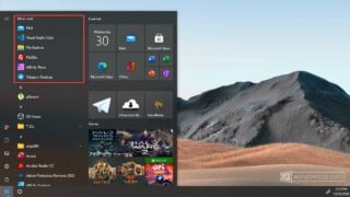How to Show/Hide Most Used Apps in Windows 10 Start Menu