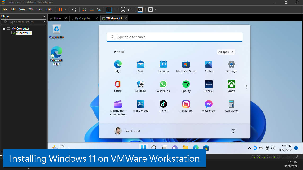 How to Install Windows 11 on VMware Workstation with Fixes