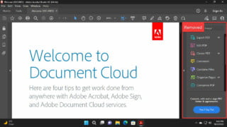 How to Remove Tools Pane from Adobe Acrobat Reader DC